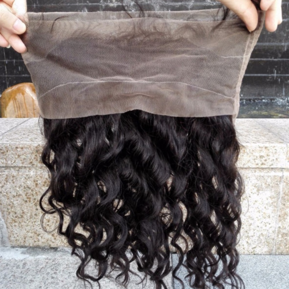 360 Lace Frontal Brazilian Human Wave Closure
